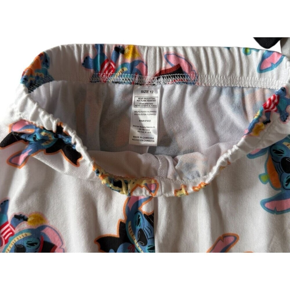 Disney Stitch Halloween 2 PC PJs Youth 12 NWT Family Matching Sleep Sets Target - Picture 4 of 8